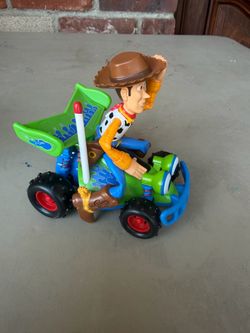 Disney Parks Exclusive Toy Story Woody  RC Pullback Toy Car Great Condition