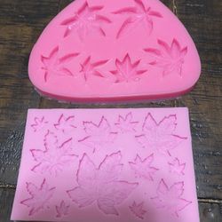 Moldes de silicona de hojas