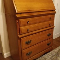 Drop Desk Dresser