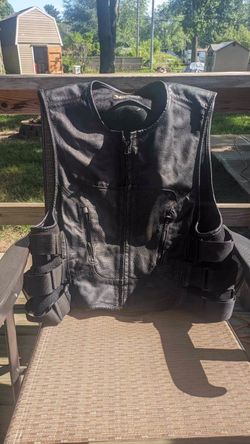 Xelement Leather Biker Vest XL