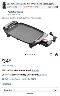 Electric griddle