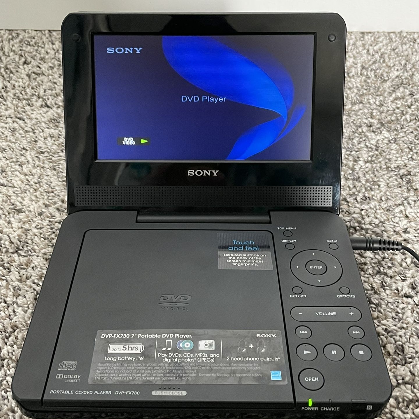 ソニーMODEL NO. ＤＶＰ-FX730 Amazon.com: Sony DVP-FX730 7-Inch Portable DVD Player, Black