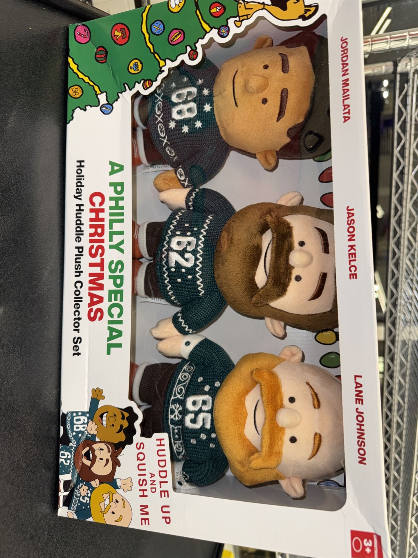 A Philly Special Christmas Holiday Huddle Plush Collector Set | IN HAND UNOPENED