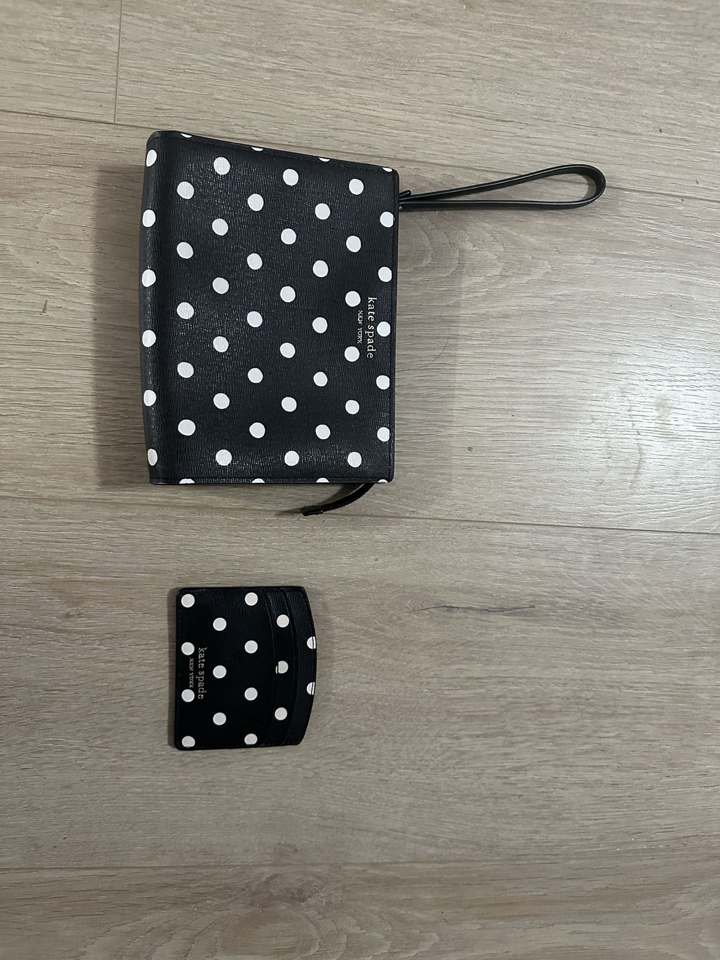 Kate Spade Wristlet And Matching Card Holder