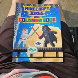 Minecraft Jokes and Coloring Book 