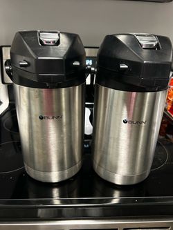 Bunn Stainless Steel Airpot Dispensers – Set of 2