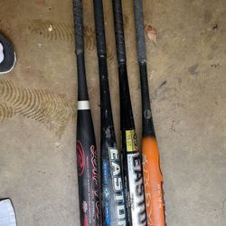 4 Baseball Bats