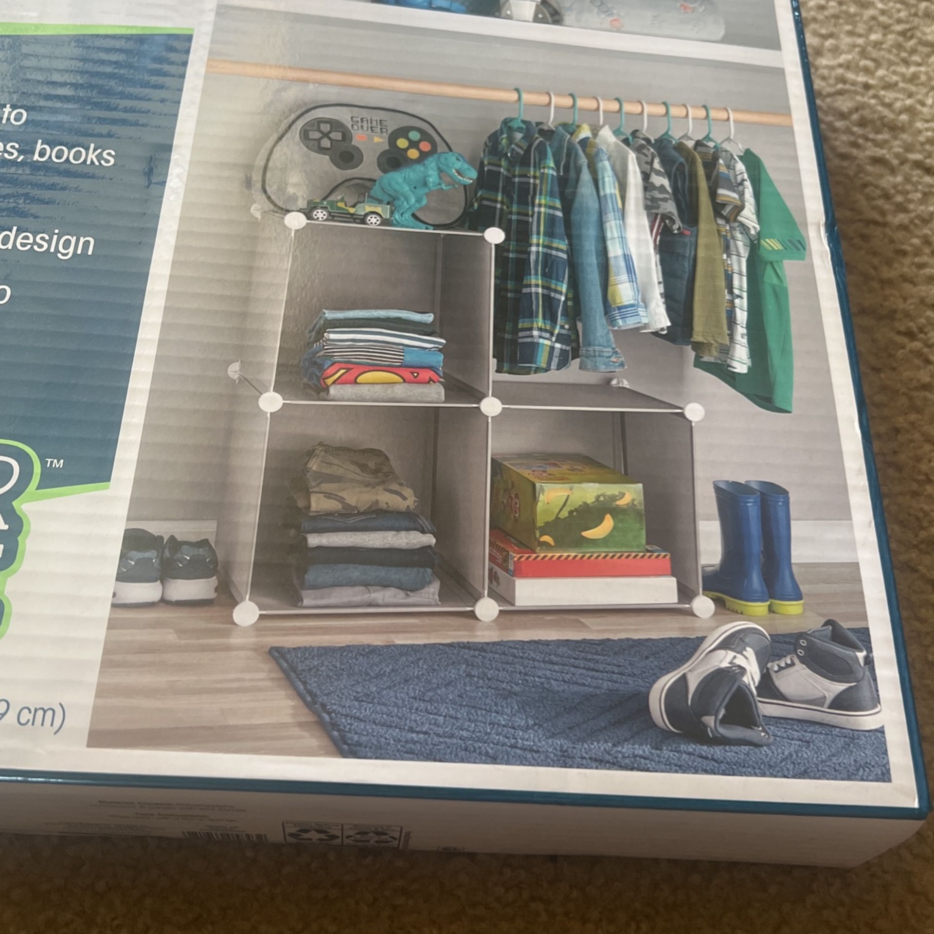 3-Cube Closet Organizer System
