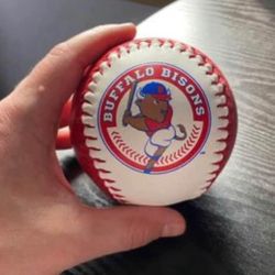 Buffalo Bisons Logo On The Baseball 