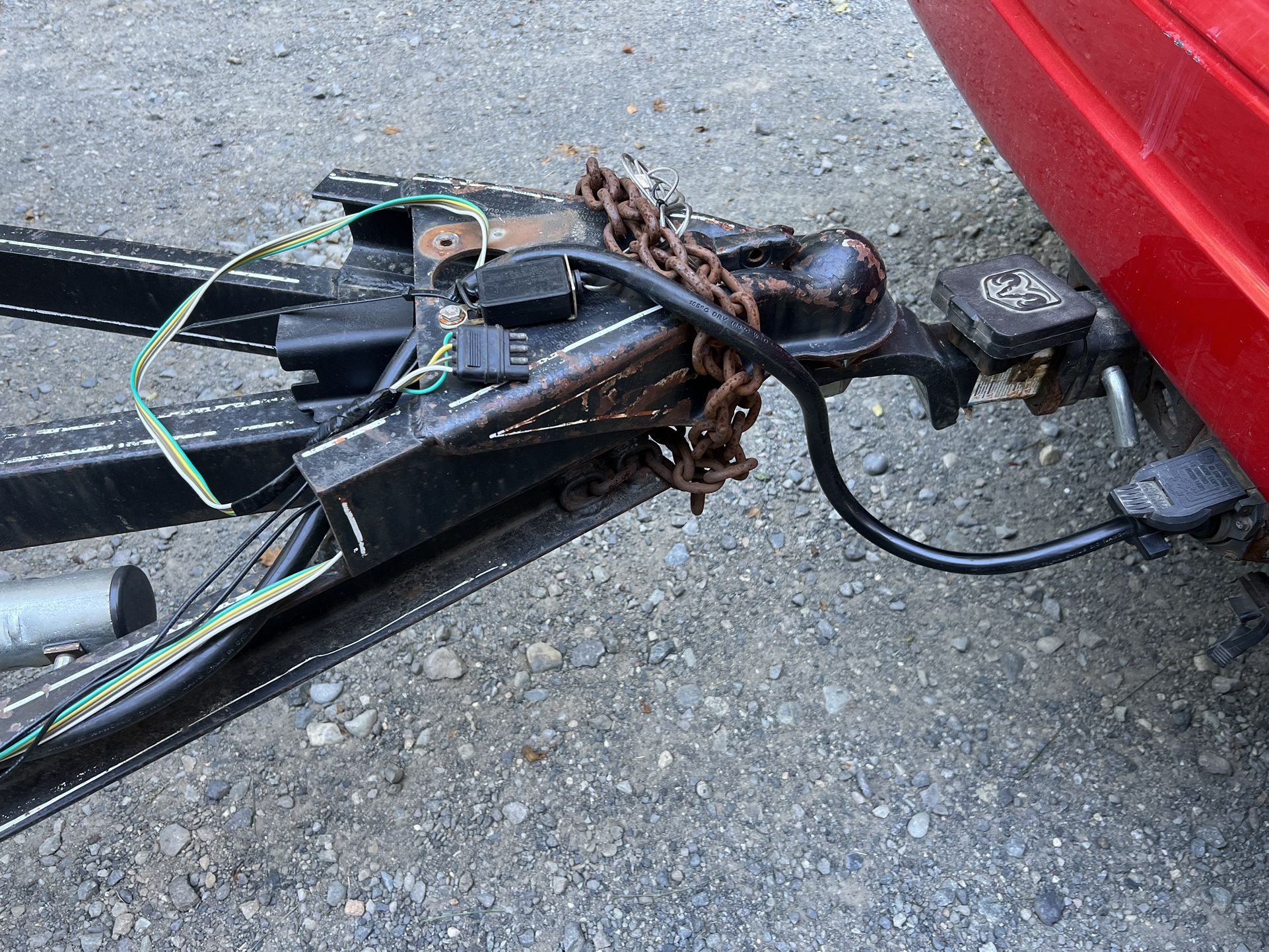 Dual axle 6’x12’ Garland Trailer with electric brakes for Sale in Fall