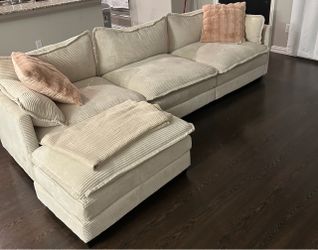 Beige couch