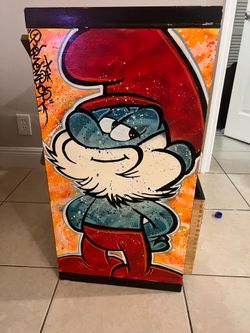Custom Graffiti IKEA Cubby Shelf | Art by Remember