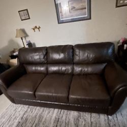 Leather Couch And Chair