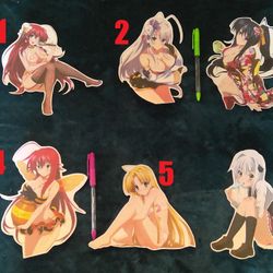 High School DxD Anime Stickers $4 Each 3 For $10