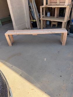 Handmade Solid Wood Bench
