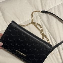 Black Aldo Chain Purse