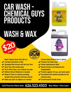 Car Wash Products