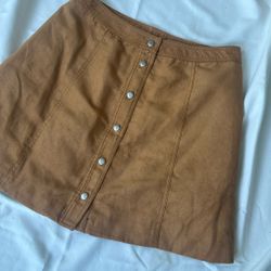 Divided Size 10 Suede Skirt