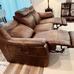 Leather Sofa 