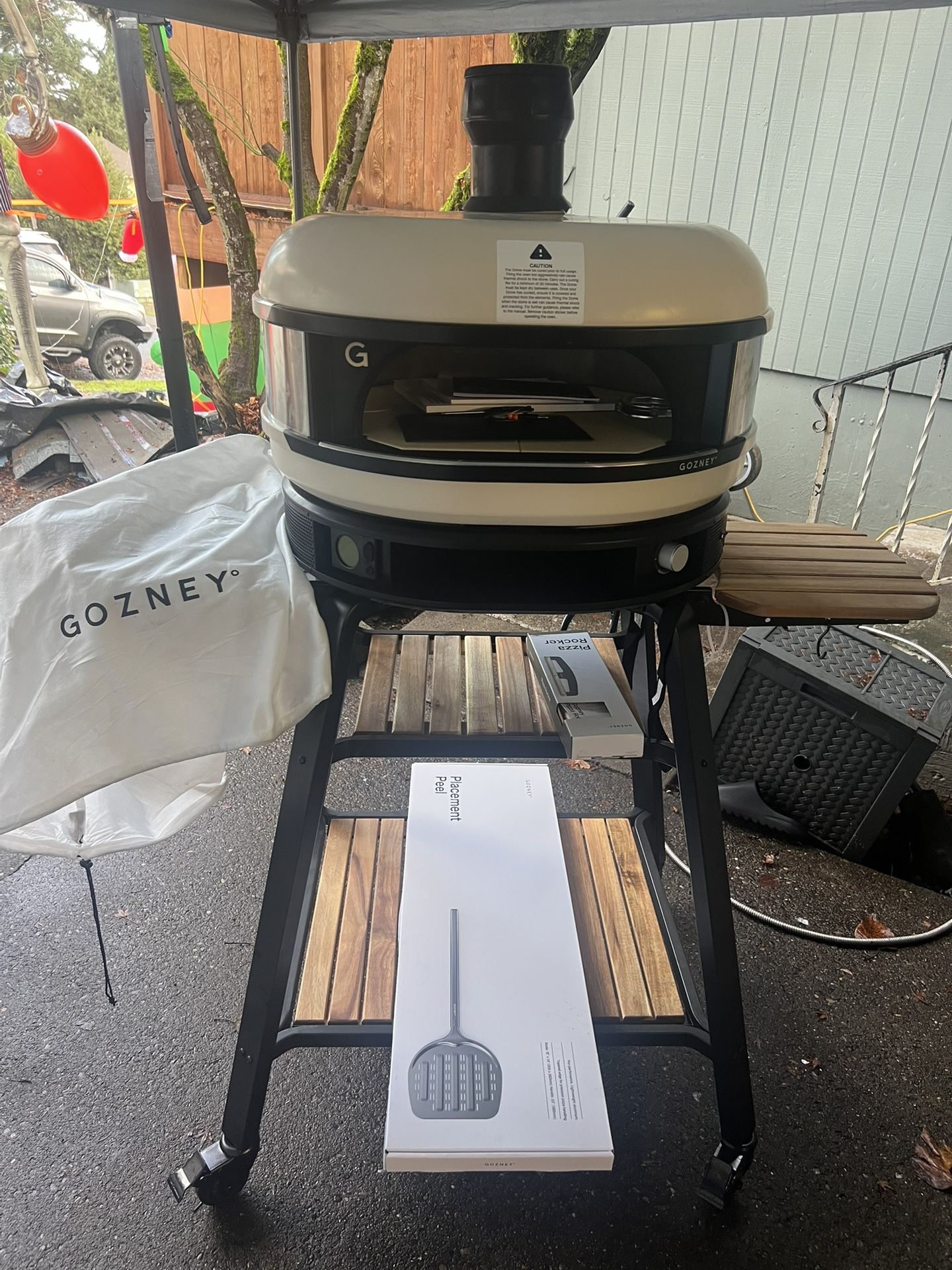 Gozney Dome  Outdoor Pizza Oven in Bone White