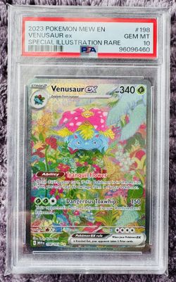 Venusaur SIR - 2023 Pokemon 151 MEW - Special Illustration Rare - PSA 10 Gem Mint