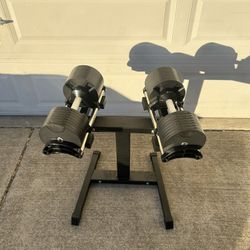 New 80Lb Adjustable Dumbbells 