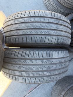 (2) 245/45R20 PAIR OF USED TIRES PIRELLI 65% LIFE !!!