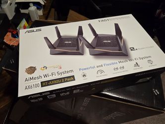 Asus Gaming Mesh Router Ax6100 - RT-AX92U two router/ap combo