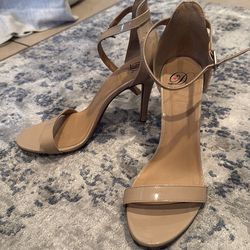 Nude sandal high heel