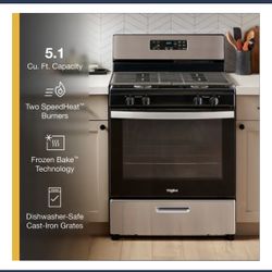 Whirlpool Stainless Steel Stove 