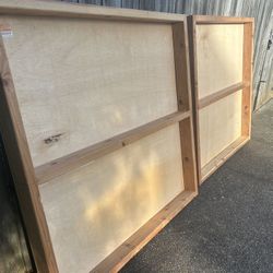 Two 4’ X 4’ Wood Platforms Free