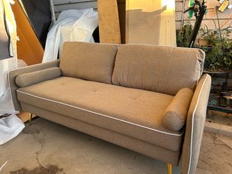 70in Dark Grey Modern Style Sofa