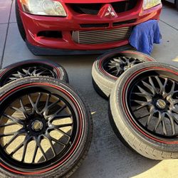 5x114 Mitsubishi EVO wheels