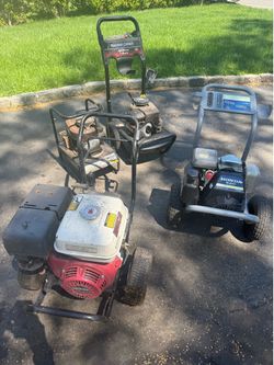 Honda Pressure Washers ALL 4 for 1 PRICE read ad