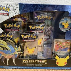 Pokemon Celebrations Deluxe Pin Collection [Zacian LV. X] - New & Sealed