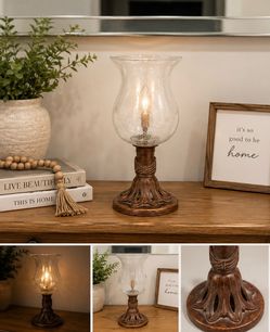 Vintage  Hurricane Accent Lamp