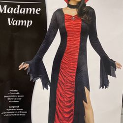 Miss Vamp Halloween Costume 
