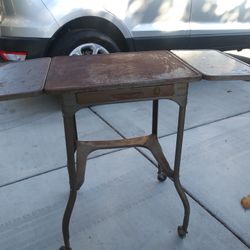 Antique typewriter table