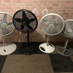 4 GOOD WORKING FANS CLEAN 