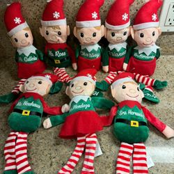 Personalized Elf’s $6/each. With Name
