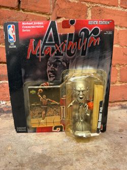 Vintage 1999 Michael Jordan Maximum Air Silver Edition Figure – Sealed