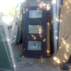 Exterior Fiver Glass Door Slab