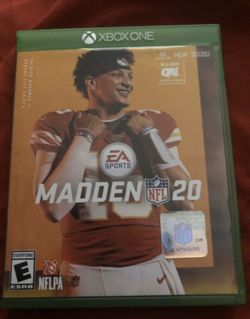 Xbox one madden 20