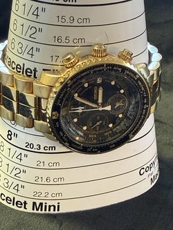 Seiko SNA414 Flightmaster chronograph