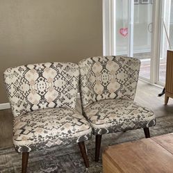 Two Upholstered Chairs
