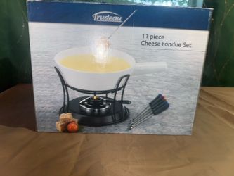 Trudeau 11 Piece Cheese Fondue Set