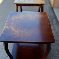 TWO END TABLES 