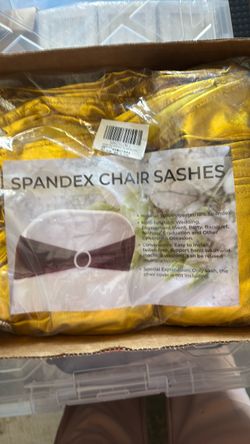 Chair  Sashes