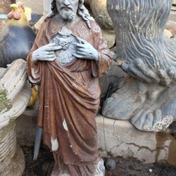 Santo De Cemento 32 Pulgadas De Alto