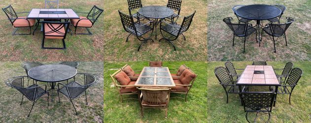 Gorgeous Selection of Patio Furniture $450 to $1100